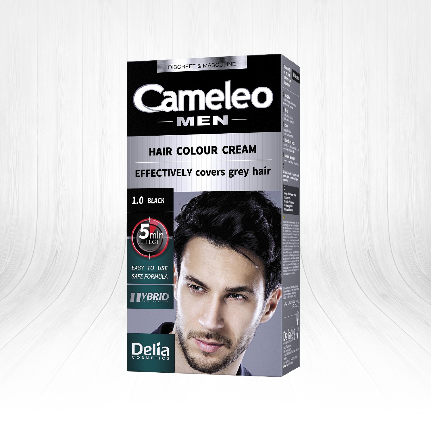 Delia Cameleo Men Hair Color Renklendirici Saç Boyası Black